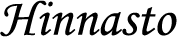 Hinnasto